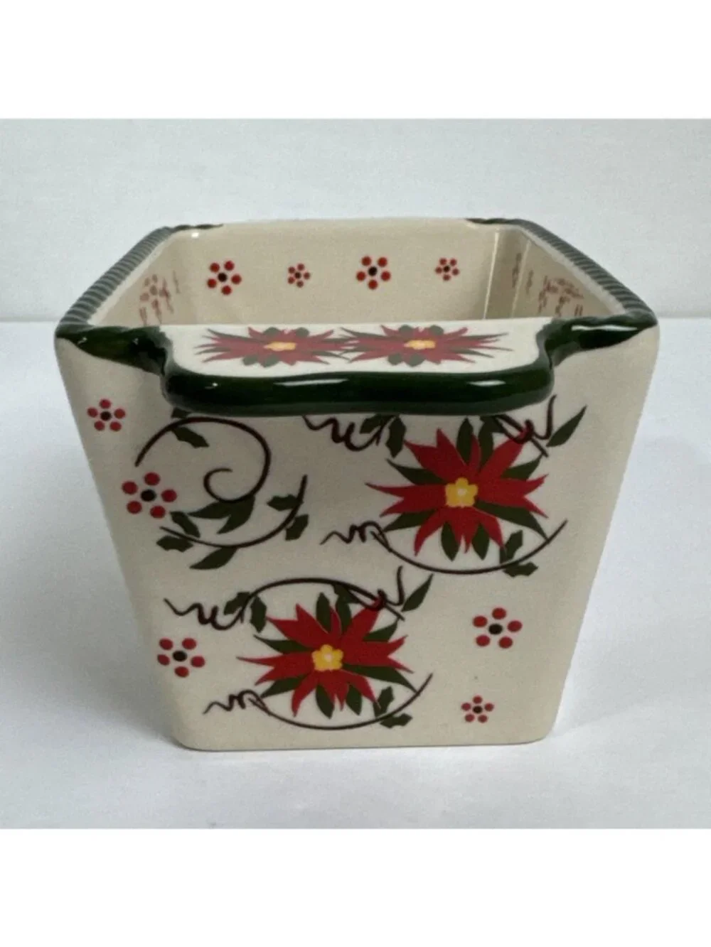 Temptations Red Cardinal Winter Whimsy 12 oz Loaf Pan NEW Christmas holiday bb